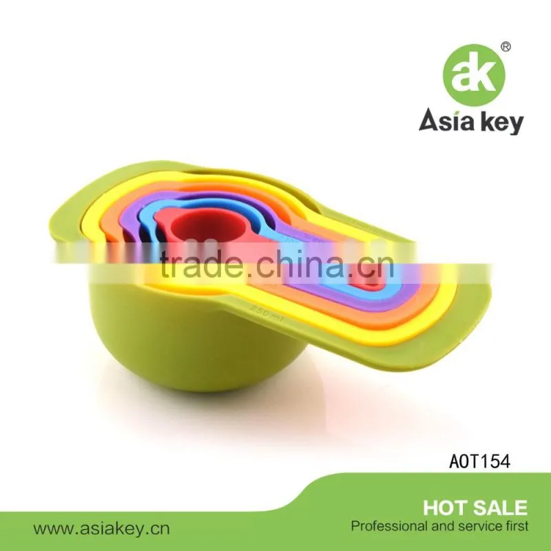 6pcs Colorful Measuring Cups And Measuring Spoon Set
