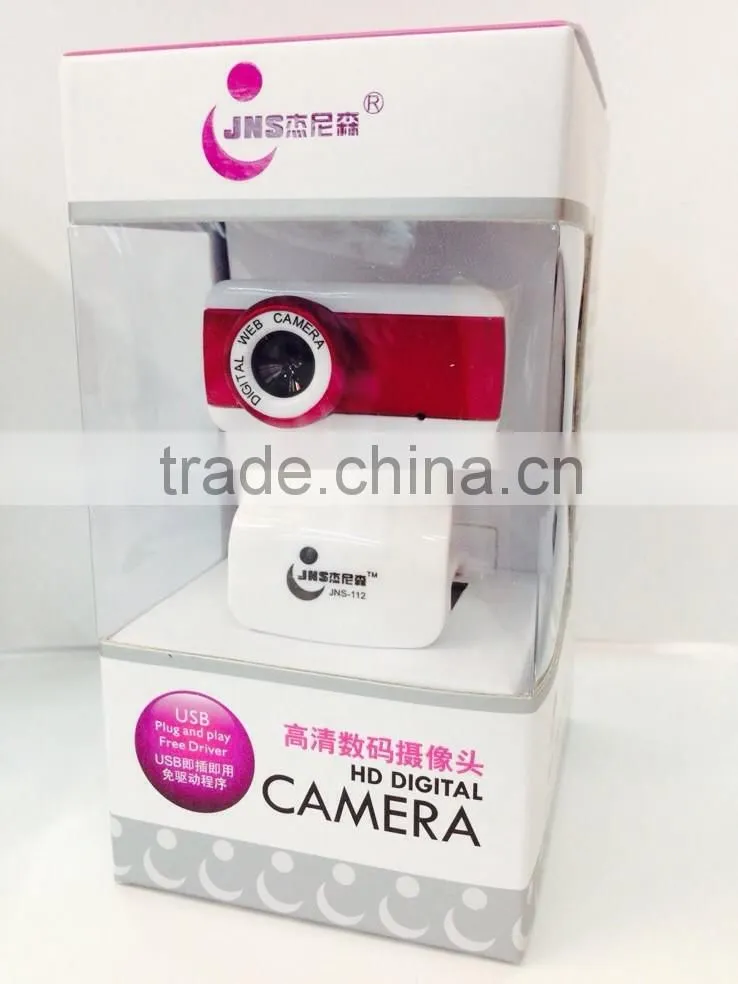 2014 China Supplier usb pc Camera Clip Webcam with Microphone