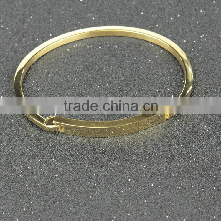 Trendy bracelet 2015 metal bracelet gold bracelets & bangles gold plated bangles