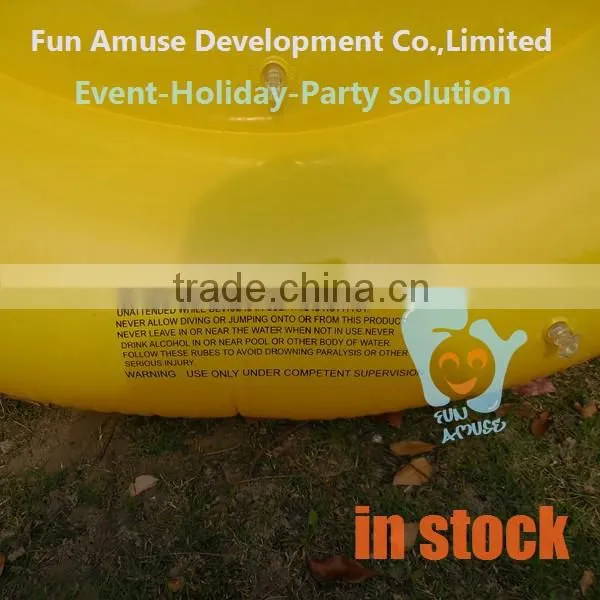 High quality adult pool toys smile face pool float inflatable donut