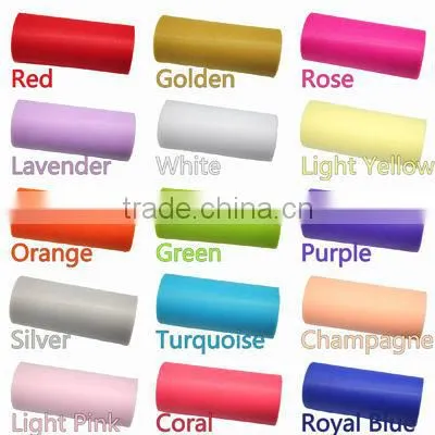 TULLE FABRIC SPOOL ROLL 6" X 25Y WEDDING BRIDAL BOWS TUTU