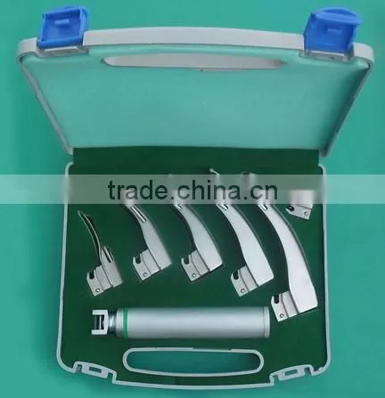 Fiber Optic Macintosh Laryngoscope Six Blade Set