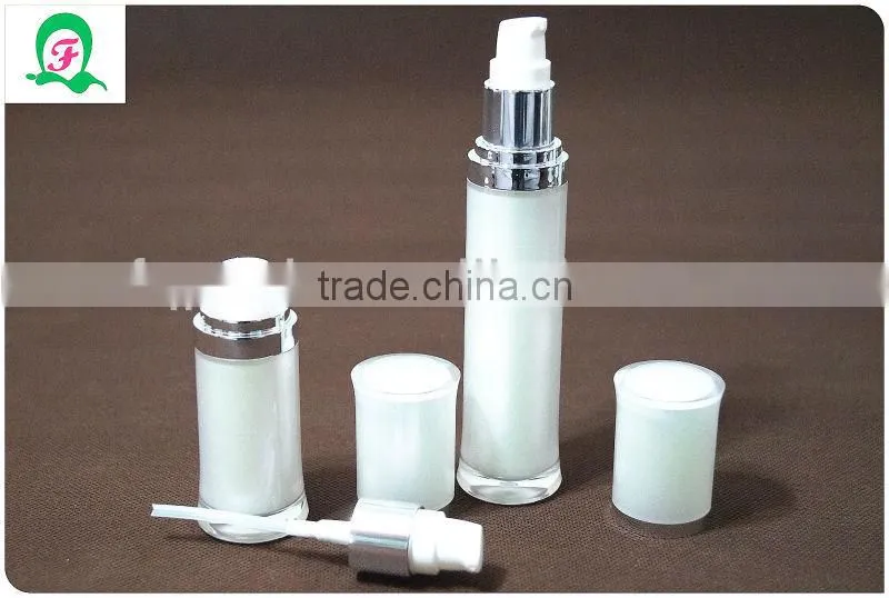 fancy color empty skin care bottles and jars