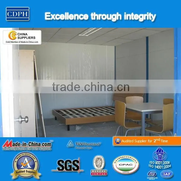 prefab steel frame cabin model building mobile house with EPS panel for sale