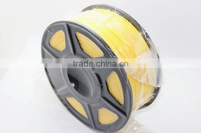 2016 3d printer PLA 1.75mm 3mm Yellow color consumables