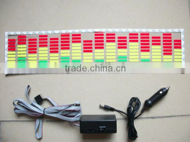 High quality Genuine Equalizer Sound Active flashing EL car Sticker 90*25 Size