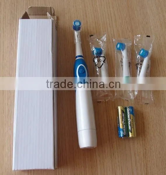 new design travel electric toothbrush FDA approved battery operated
