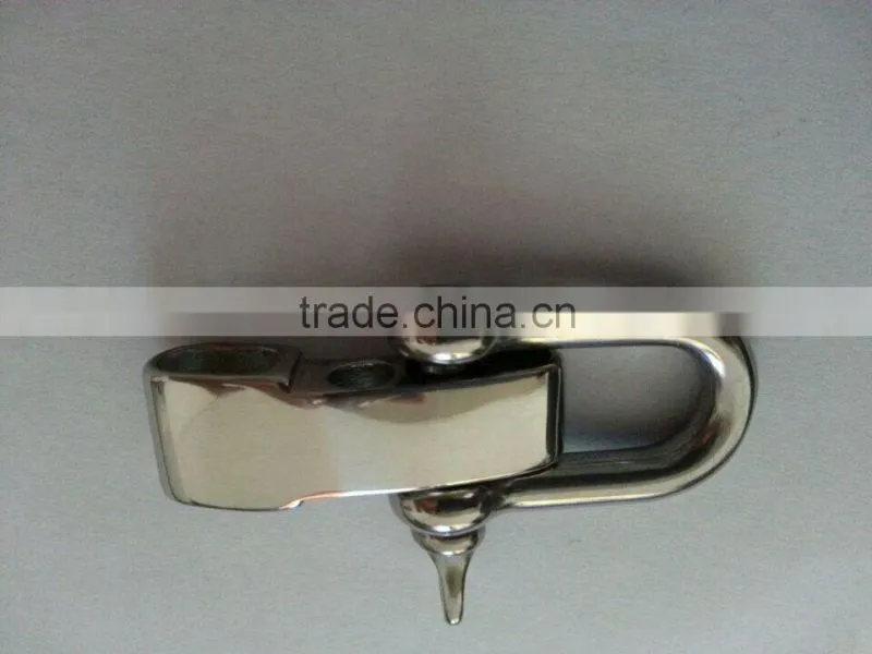 304 grade stainless steel black adjustable D shackle
