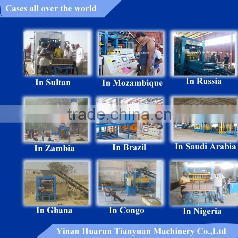 Shandong EPS foam concrete hollow block making machine ( Huarun Tianyuan factory)