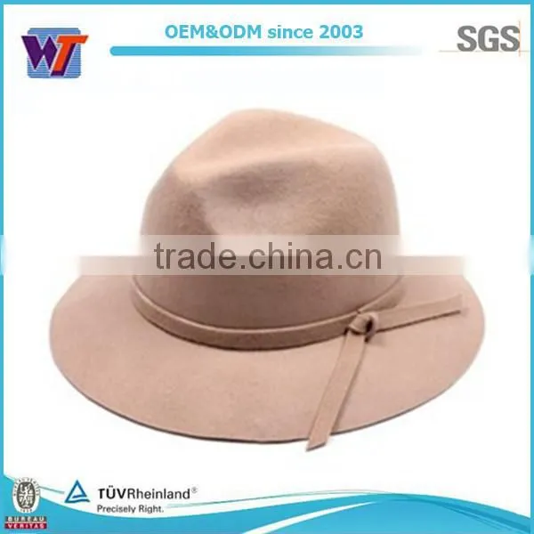 2015 hot sale fashion high quality woman wool felt hat