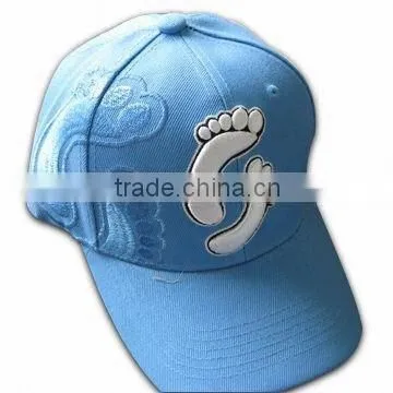 White Cotton Embroidered Sandwich Golf Cap