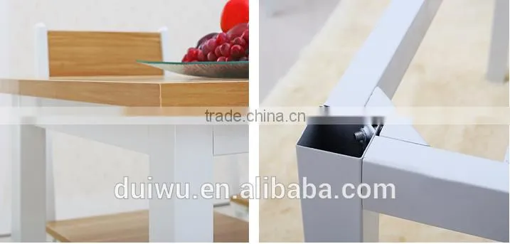 Factory wholesale cheap dubai wooden baby dining table and chair