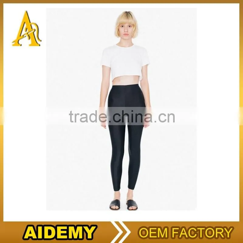 2016 Custom Black Womens Girls Wearing Wholesale Fabric Sexy Sports Yoga Pants