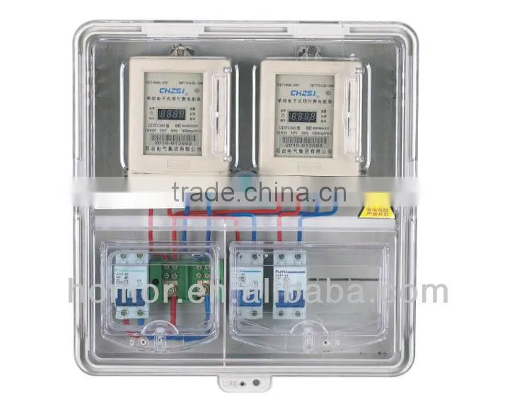 Square welded switch indoor metal electric meter box