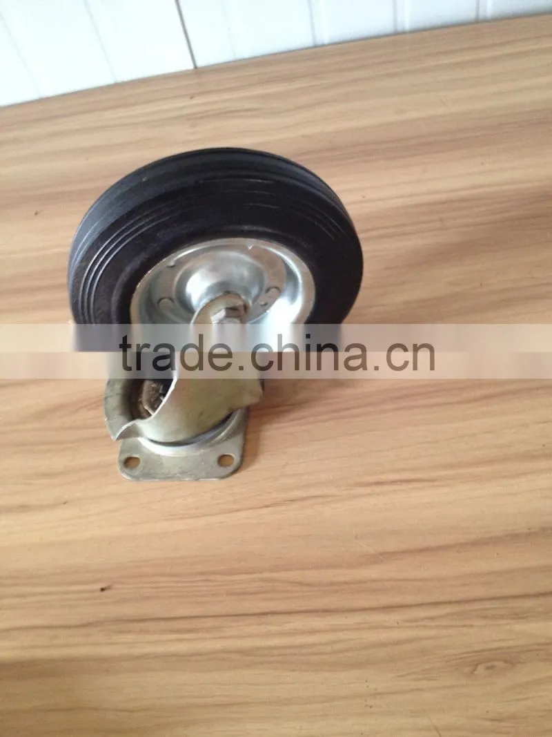 8 x2.5 inch solid rubber caster wheel
