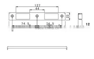 81848905Aluminum alloy accessories-bend pinch plate