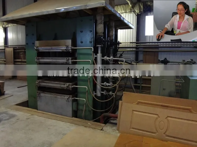 Wooden molded door hot press machine/Mould plate/Full automatic production line