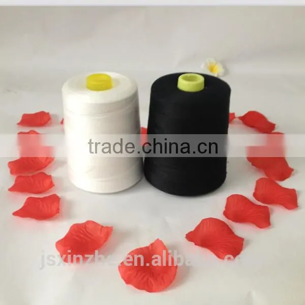 CHEAP High tenacity 40S/2 dyed spun polyester Sewing Thread 8000Y