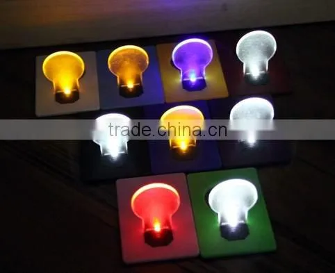 card shape fold up design compact super slim LED pocket wallet purse lamp