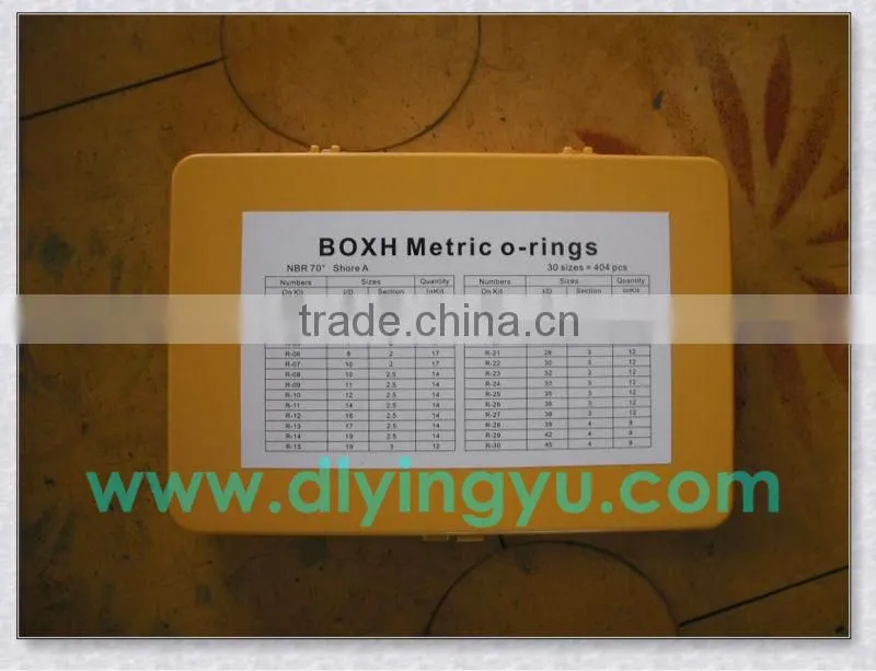 VARIOUS TYPE BEST PRICE YELLOW METRIC O RING KITS