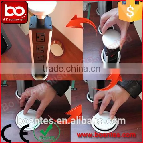 Popular Pull Up Power Socket/Kitchen Pop Up Outlets with USB Charger