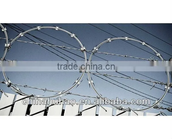 protection razor barbed wire fence wire mesh galvanized security fence