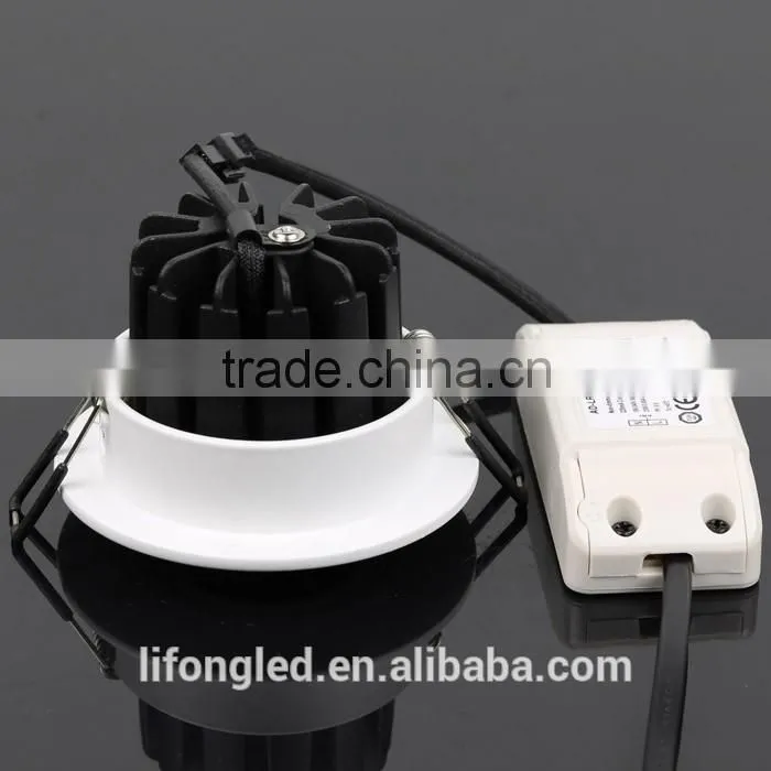 Diameter 85mm Cutting size75mm 5w 7w cob led downlight ,White finish ceiling led light
