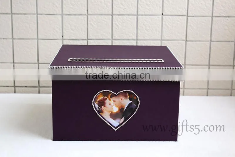 Personalized handmade keepsake boxes with photo frame