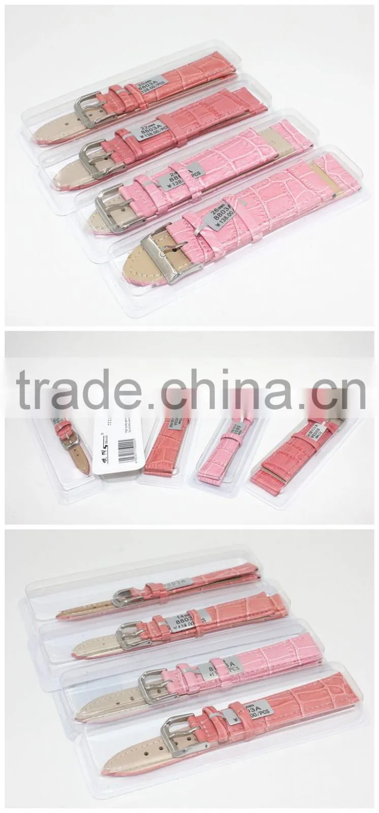 12mm,14mm,16mm,18mm,20mm,24mm width genuine leather watch strap wholesale