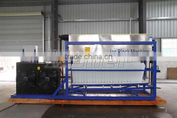 Latest Design Directly Aluminum Plate Ice Block Machine With PLC Program System