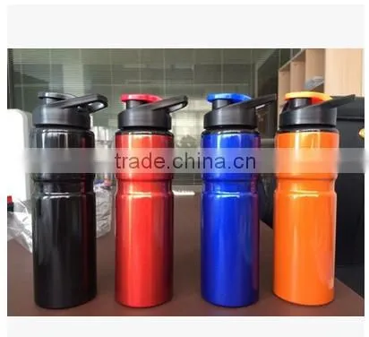Food Grade Aluminum Bottle / Eco-Friendly 750ML aluminum Sports Water Bottle BPA Free Bottles
