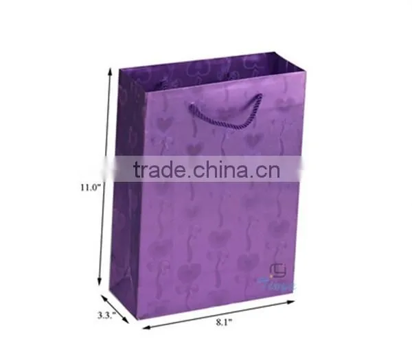 New fancy custome logo printed shopping bag ,gift bag,paper bag with handle