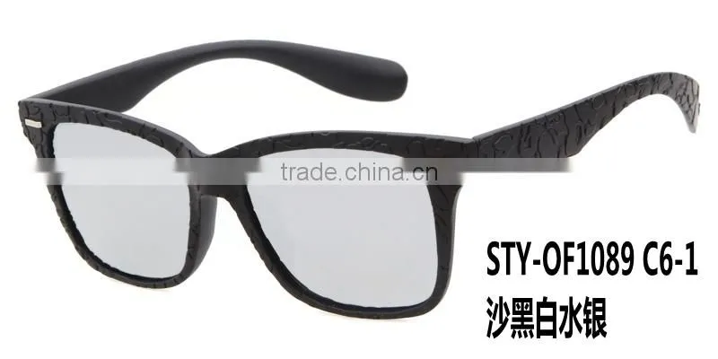 New style super fashion sunglasses brand embossed flower on frame