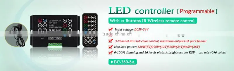 T1+R4 single color dimming controller touch remote led touch dimmer Dc12V-24V