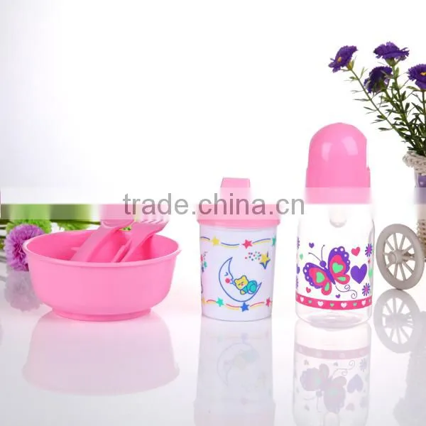 include baby bowl,baby cup,wholesale baby feeding set