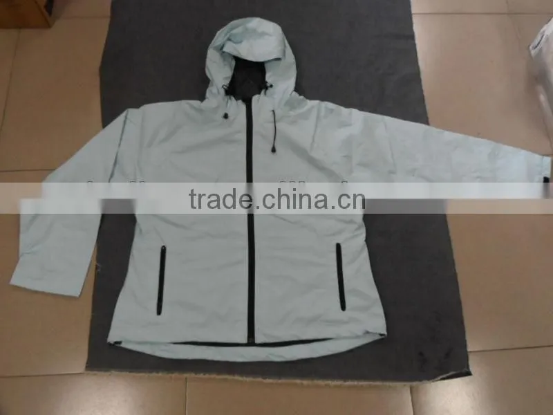 High quality softshell custom windbreaker jacket with hood