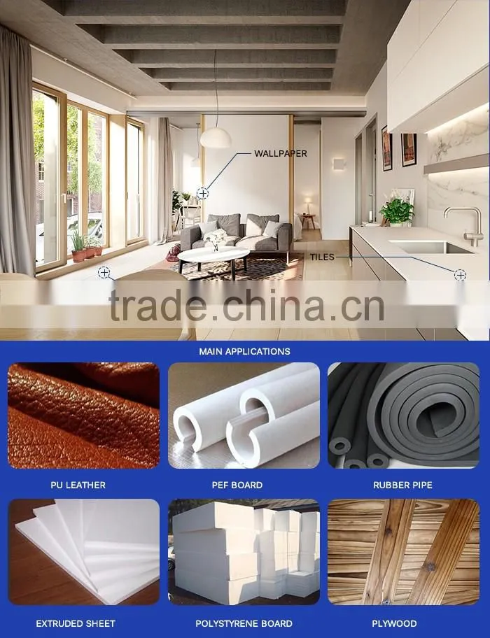 Liquid Polyurethane Laminating Adhesives Leather Sponge Spray Adhesive