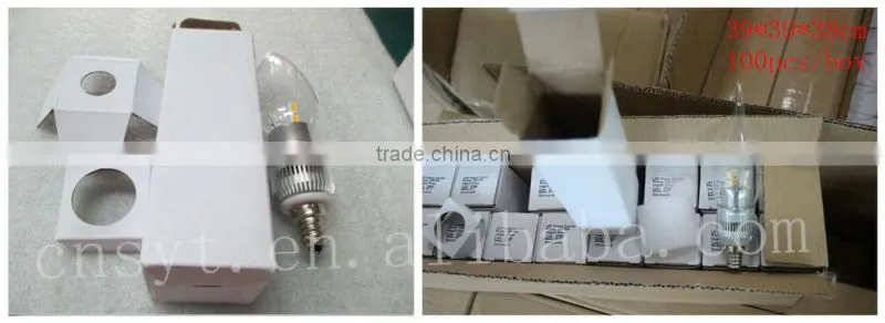 Halloween led candle dimmable chandelier candle light 3w 5w dimmable