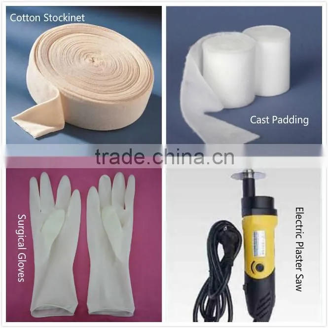 Hot Selling Moisture Resistant Medical Consumbles Orthopedic Fiberglass and Polyester Casting Tape