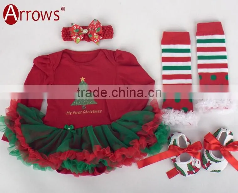 Baby Birthday Dress 2016 Latest Design Christmas Costume Wholesale dresses Christmas Girls Knitted Dress