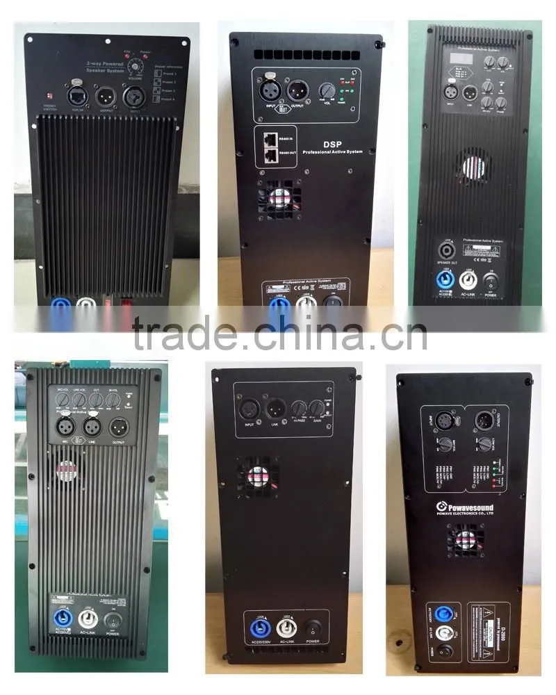 D-2800S powavesound active subwoofer power amplifier 800W + 800W powered subwoofer amplifier module