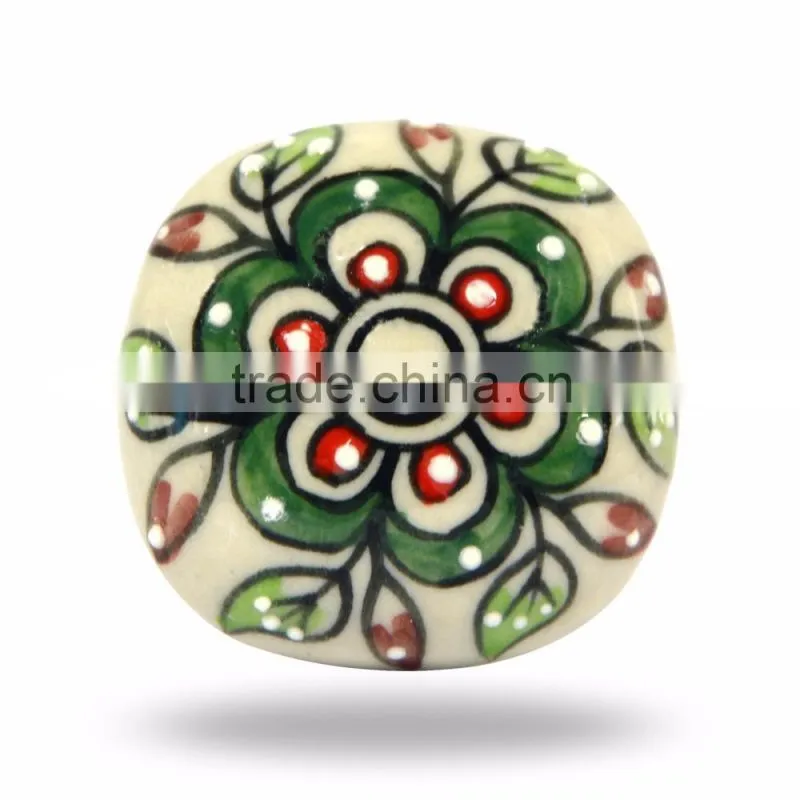 ceramic--Round-grey-white-swirl