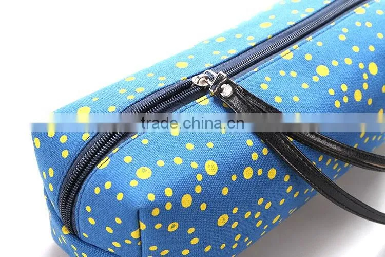 China supplier 10 years experience dotted canvas wallet and purse