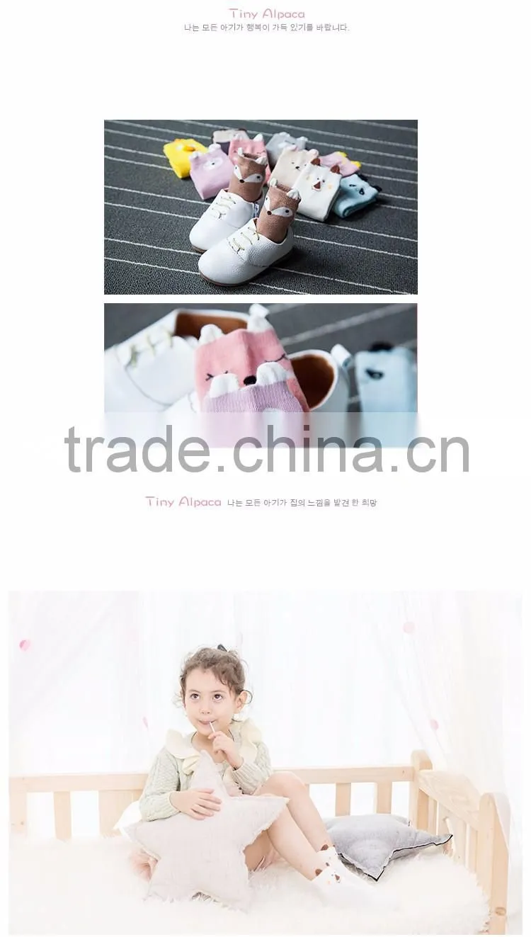 Bow tie pattern cotton baby cartoon sock baby socks wholesale