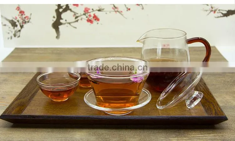 Heat-resistant Clear Glass Gaiwan Modern Sought-afterTeaware