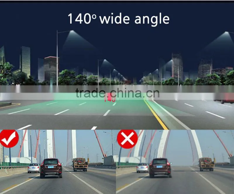 1080p Full HD Manual Car Camera HD DVR with Seamless Loop Recording