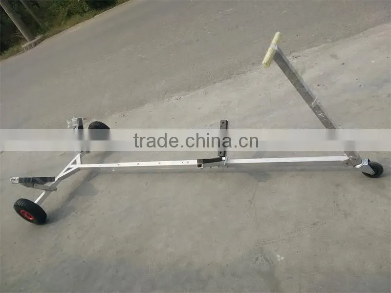 hot sale galvanized inflatable boat trailer