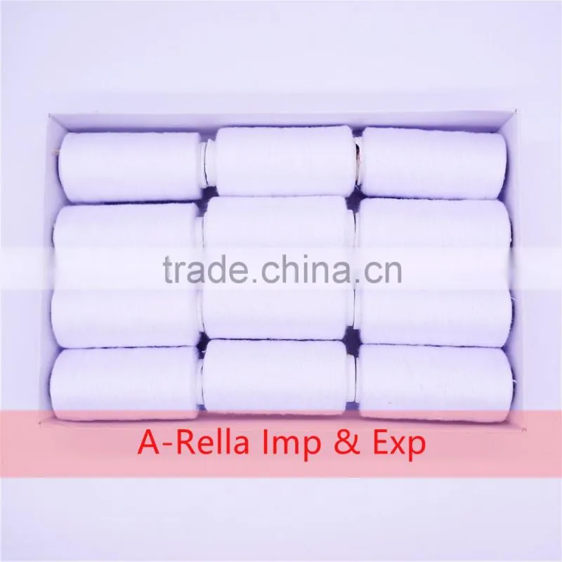 100% spun polyester sewing thread 8g/cone