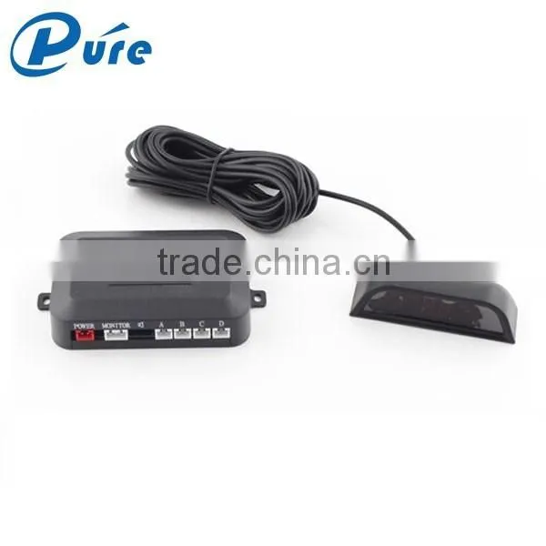 Beeper Parking Guidance System LED Monitor Kit Original Car Reverse Parking System 4 Sensors Radar System