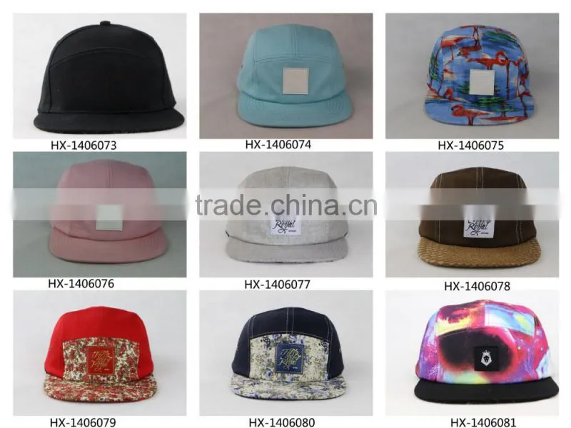 5 Panel Hat with Woven Label floral 5 Panel Hat Sewing Pattern